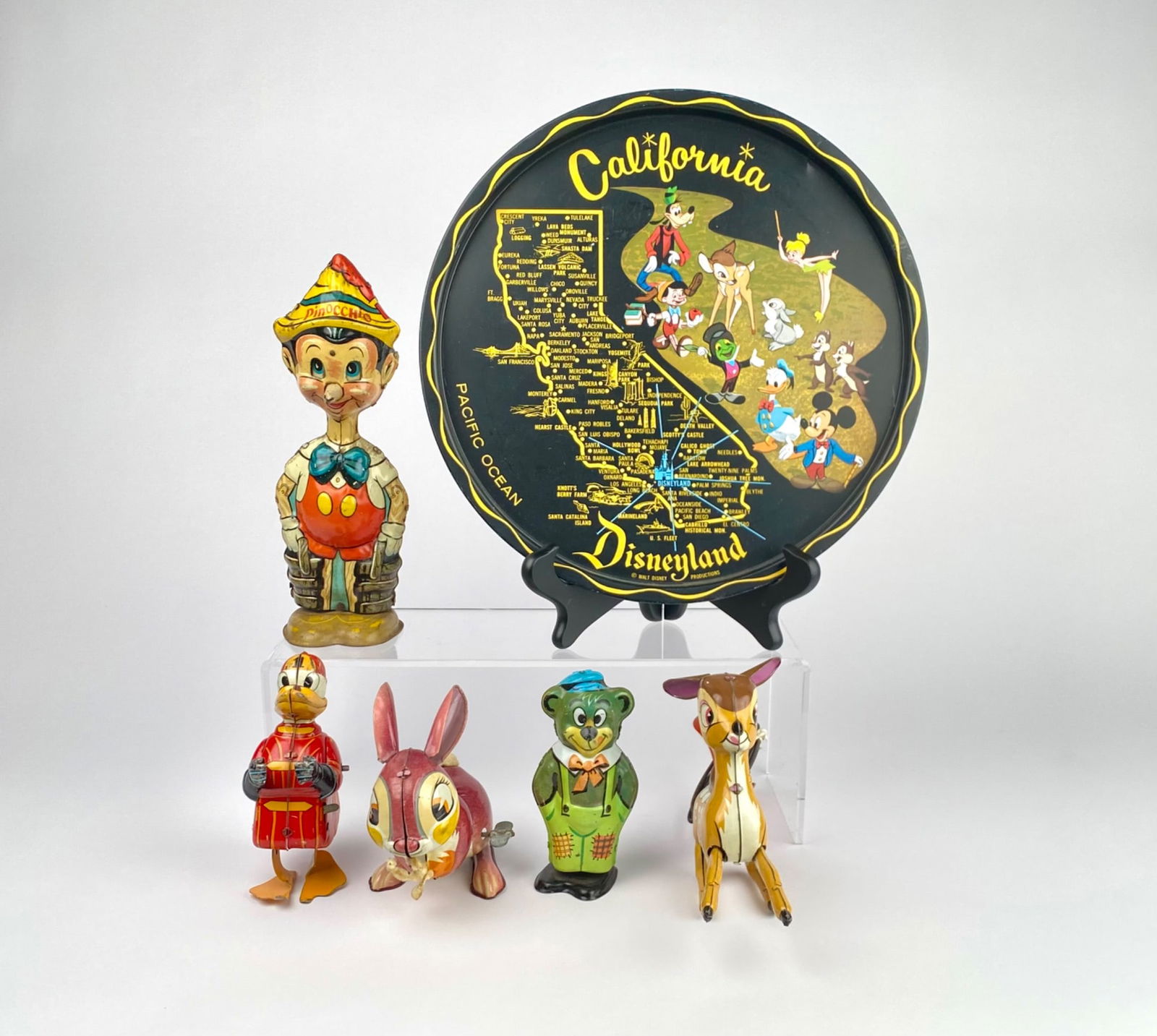 Collection of Tin Litho Disney Memorabilia (1 of 12)