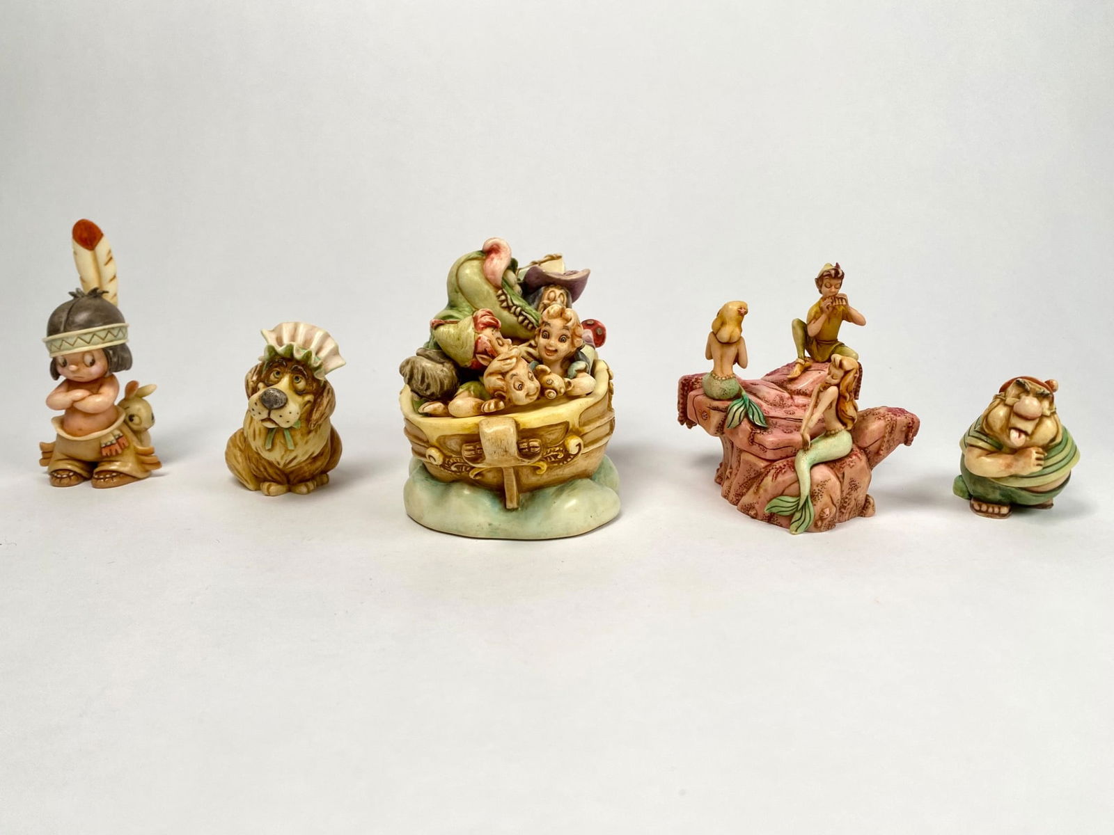 Disney Peter Pan Harmony Kingdom Figurines Set of 5 (1 of 12)