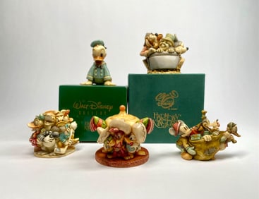 Disney Harmony Kingdom Figurine Set of 5 9 Original Box)