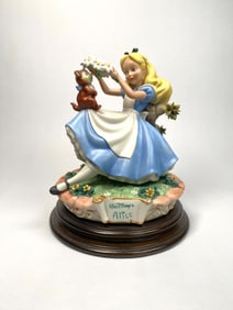 Disney's Alice In Wonderland Capodimonte Figurine