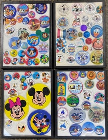 Collection of Disney-Themed Buttons