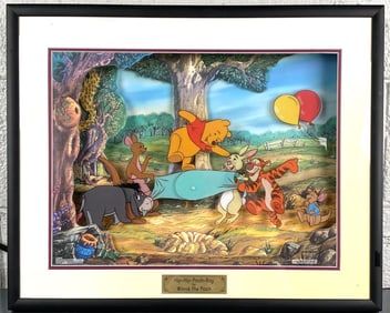 Hip Hip Pooh Ray Winnie the Pooh 3D Animation Art (COA)