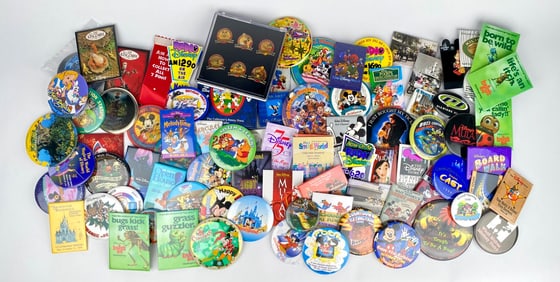 Large Collection of Disney Buttons