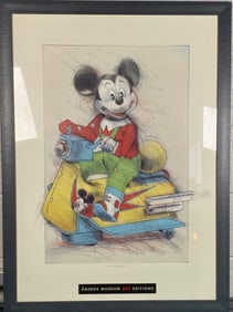 Mickey Scooter Poster by Lasse Aberg from Abergs Museum Art Editions