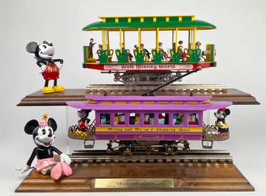 Set of 2 Pride Lines Walt Disney World Collectors Series Trolleys