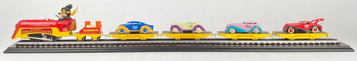 Mickeys Classic Auto Express Train Set by Pride Lines Ltd Disney (1991)