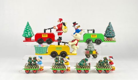 Assorted Line Mar Disney Character Holiday Trains