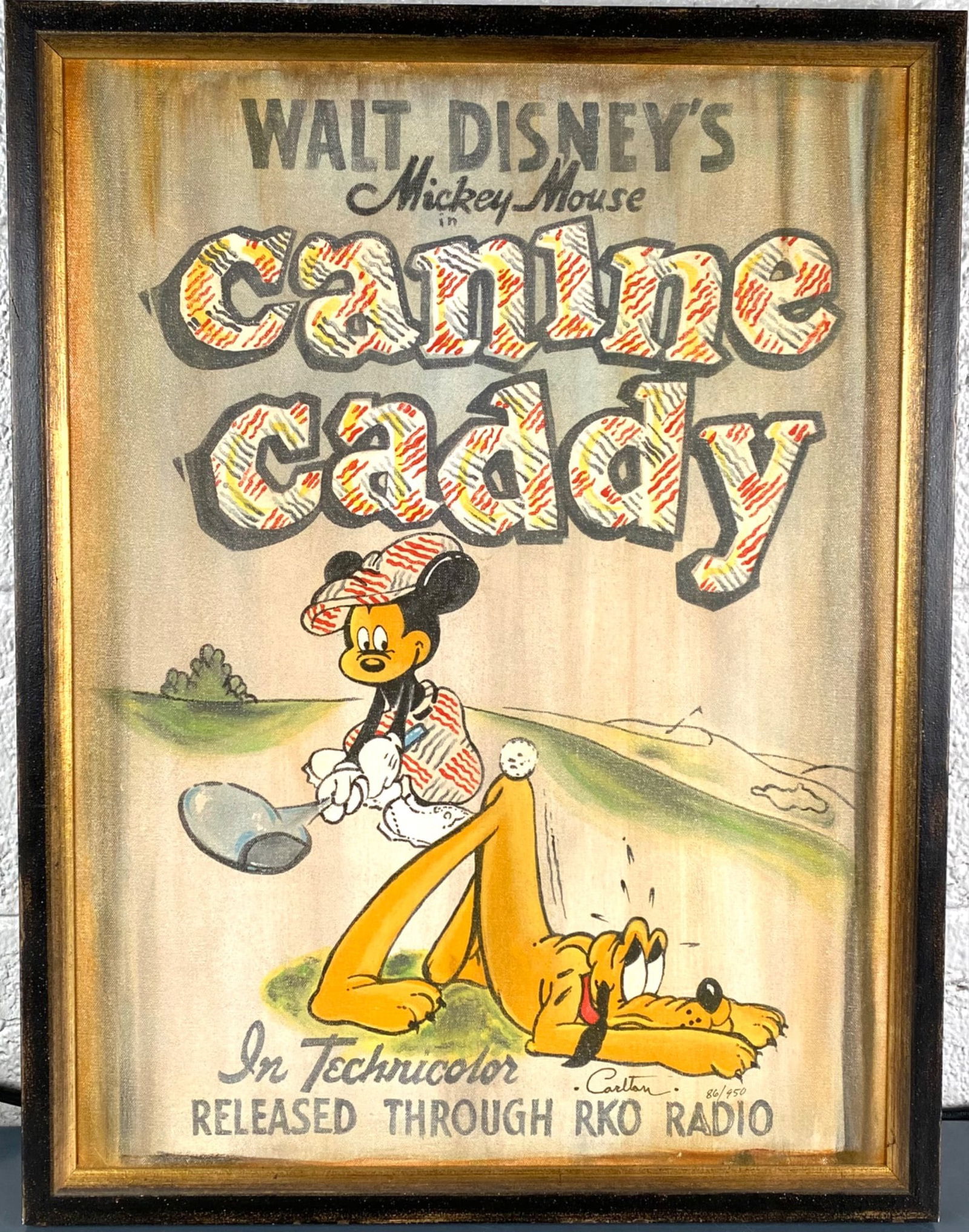 Disney Framed Prints ミッキーのゴルフcaninecaddy s-l1200.jpg