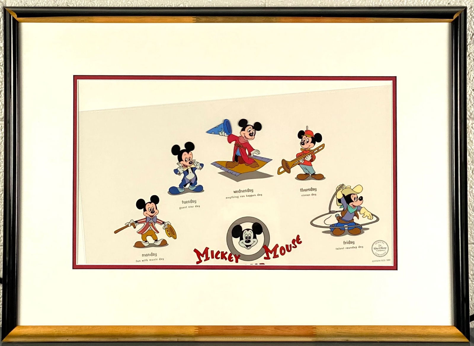 Walt Disney Sericel of Mickey Mouse Club Days (1 of 11)