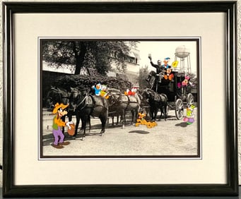 Walt Disney Stagecoach Limited Edition Framed Artwork (COA)