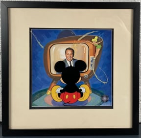 Disney Sundays With Walt Framed Artwork Sericel (COA)