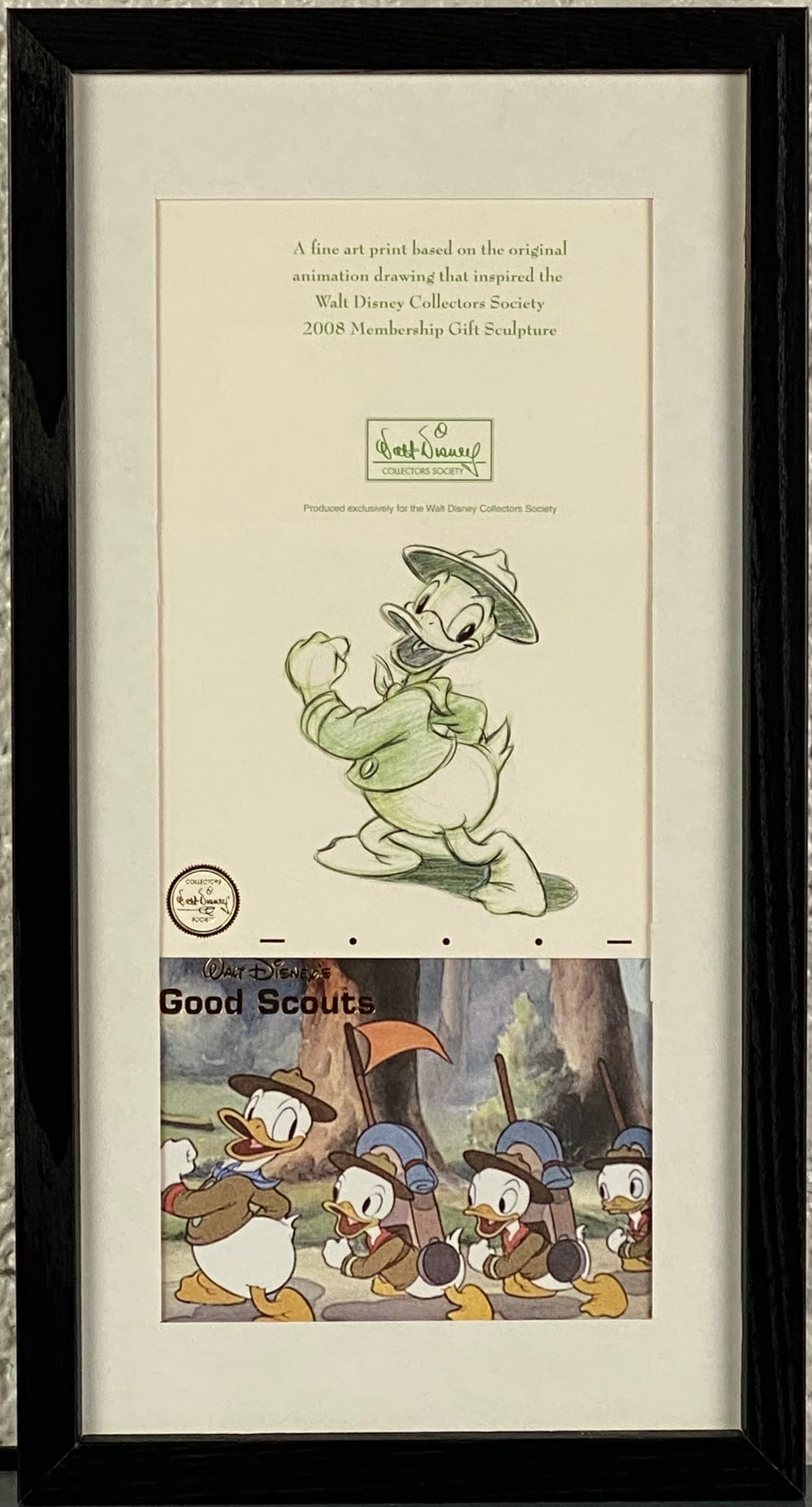 Framed Disney Collectors Society Good Scouts Art Print (2008) (1 of 7)