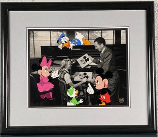 Limited Edition Disney Sericel Walt at the Ink Paint Department (COA)