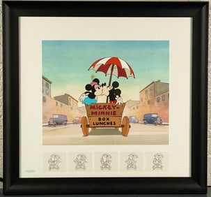 Disney Limited Edition Animation Building a Romance Art Print (COA)