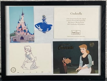 Disney Collectors Society Cinderella Commemorative Artwork