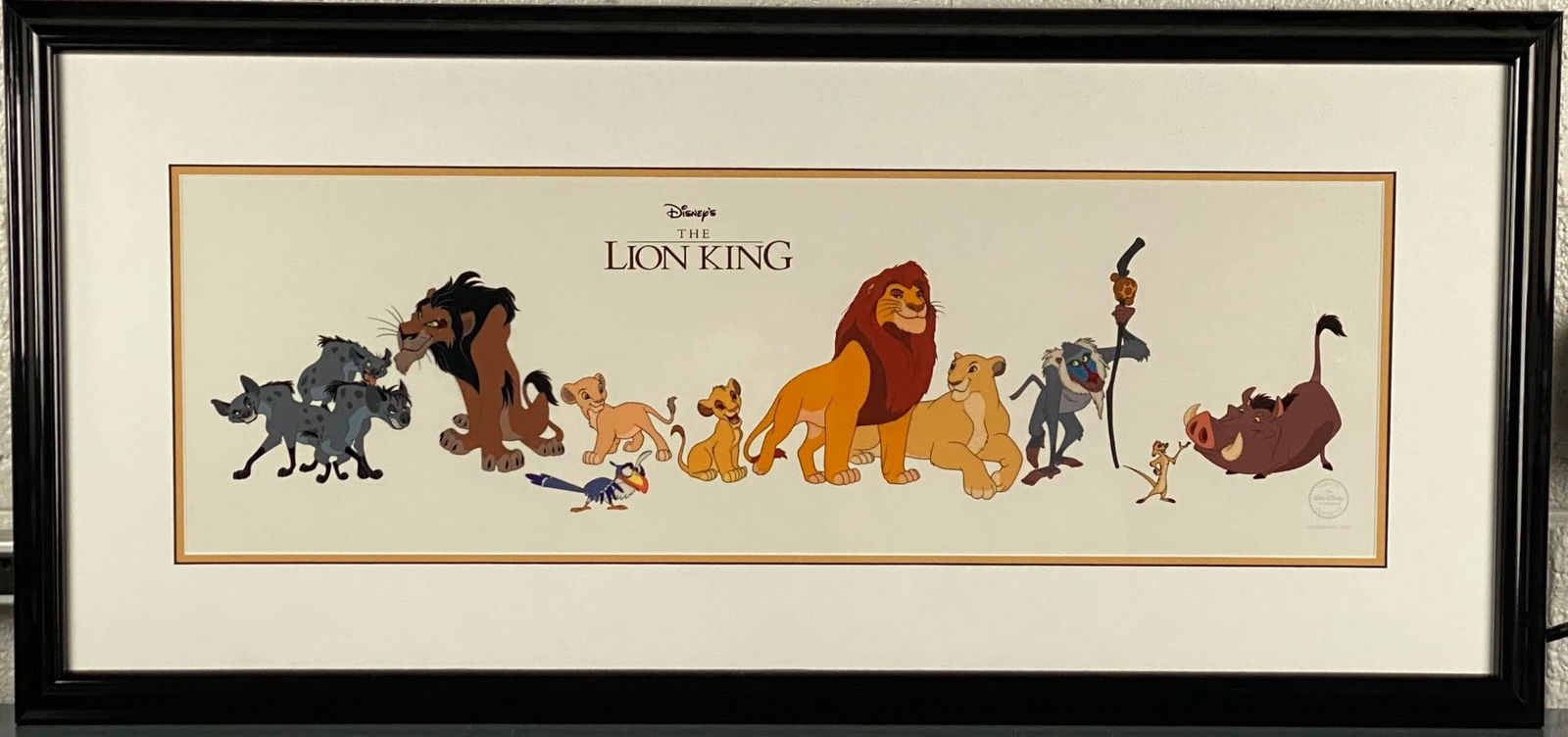 Walt Disney’s Limited Edition Sericel of The Lion King (COA) (1 of 12)