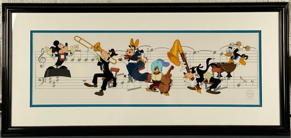 Framed Disney Production’s Symphony Hour Serigraph (COA)