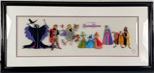 The Walt Disney Company Sleeping Beauty Serigraph Cel (COA)
