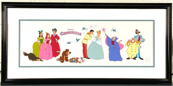 Walt Disney Serigraph Cel of Cinderella Characters?