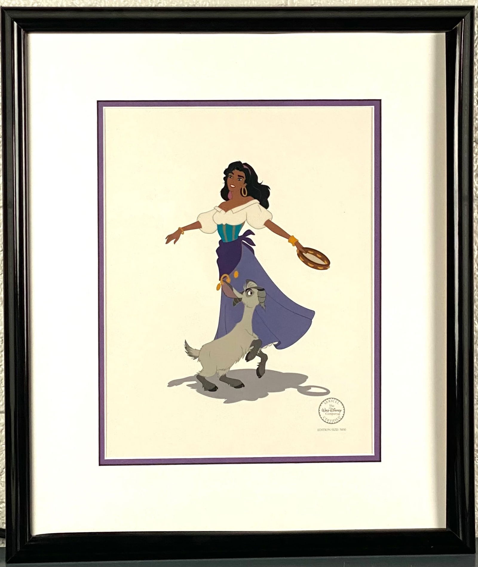 The Hunchback Of Notre Dame Gypsy Companions Sericel (COA) (1 of 9)