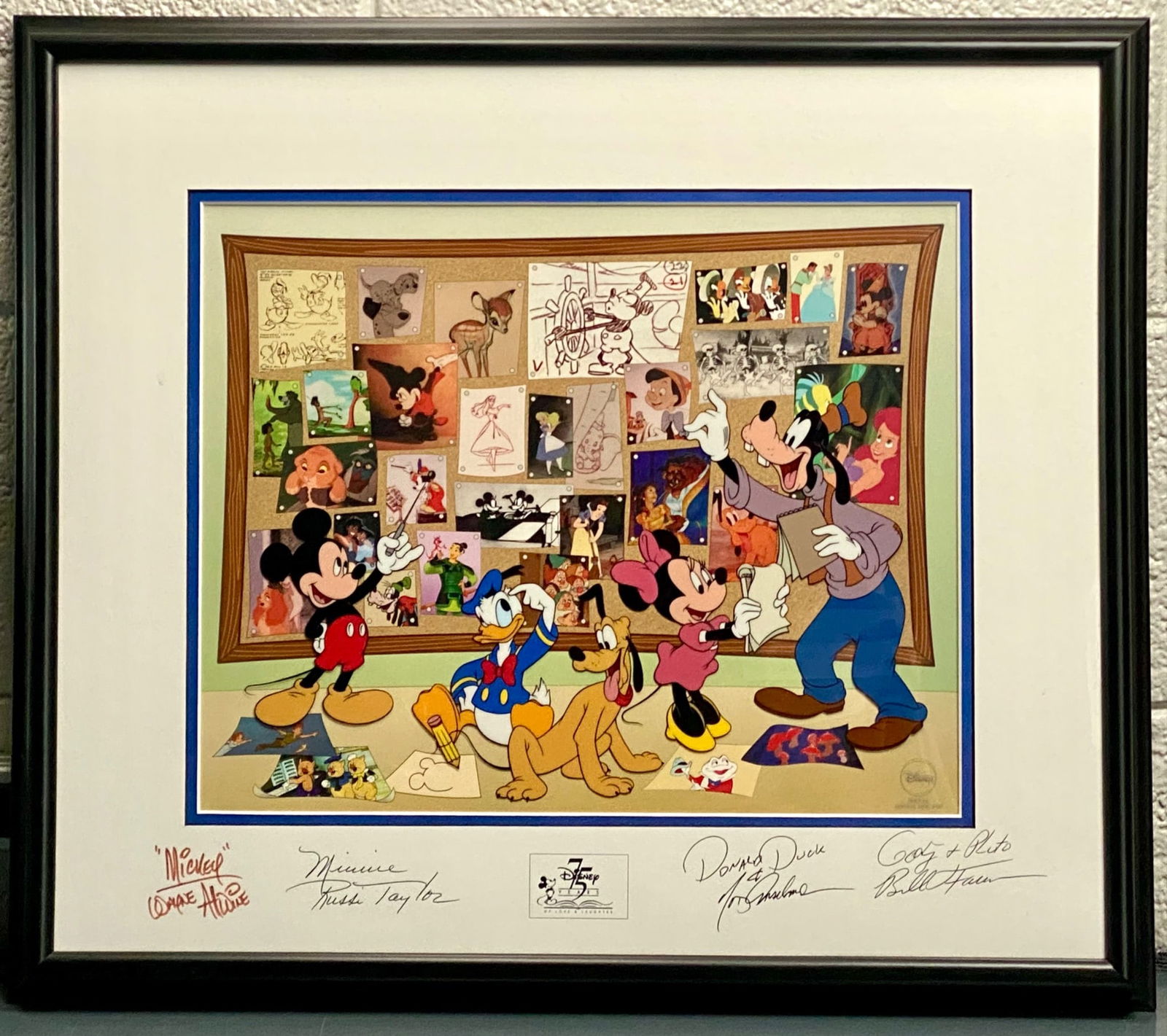Disney Fab Five Story Session Limited Edition Sericel (Signed COA) (1 of 12)