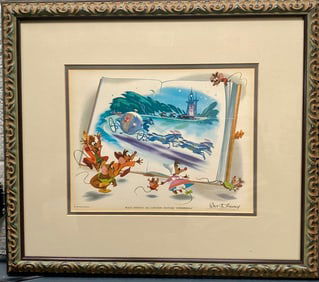 Disney Cinderella 1950 Fan Card Artwork