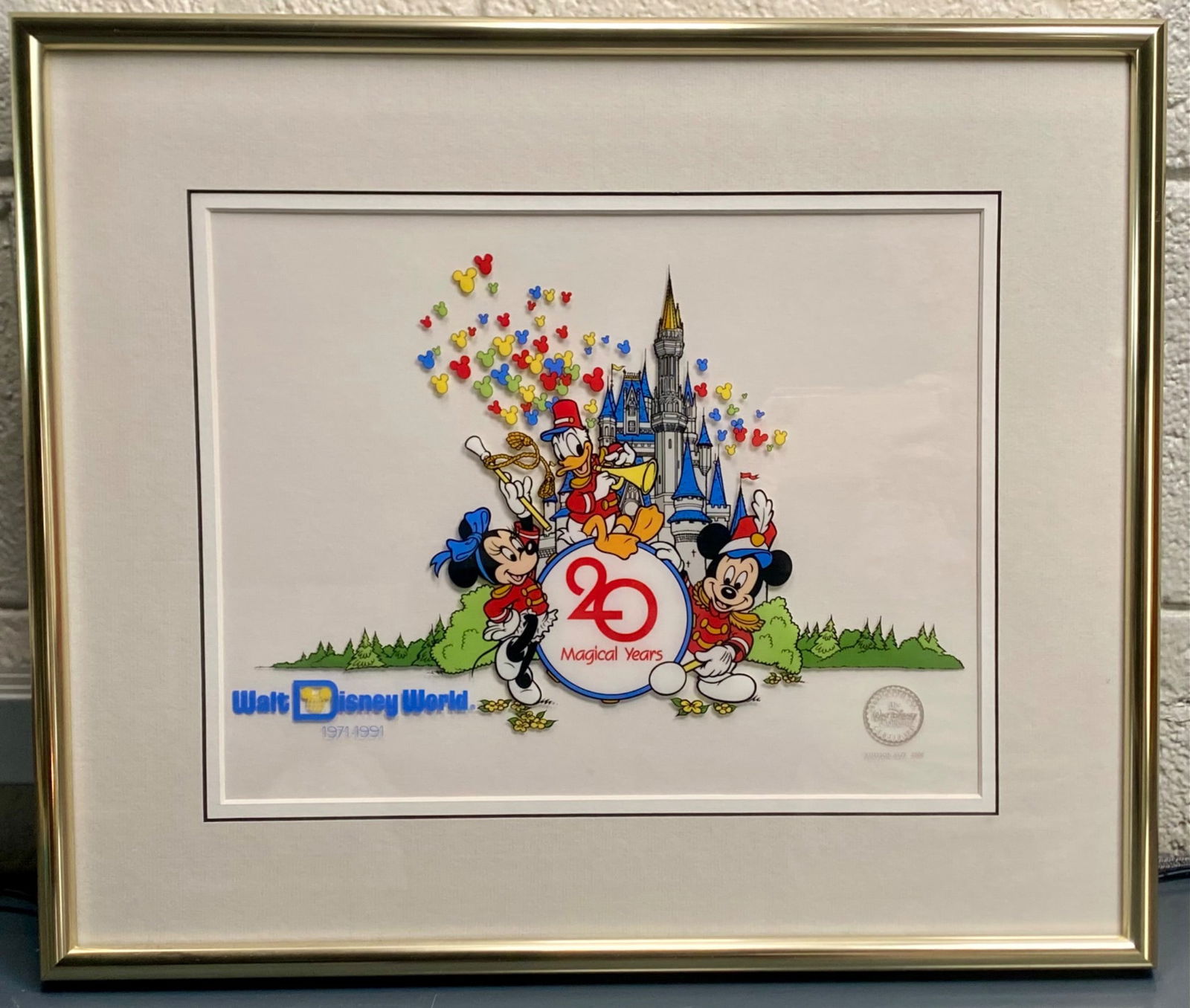 Disney World 20th Anniversary Serigraph Limited Edition (1 of 8)
