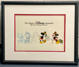 The Magic of Disney Animation Framed Artwork (Signed)