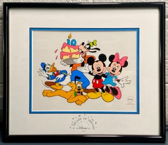 Disney Studios A Decade of Dreams Limited Edition Sericel (COA)