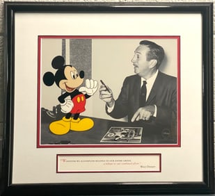Framed Disney Cast Member Exclusive Making Magic Together Artwork