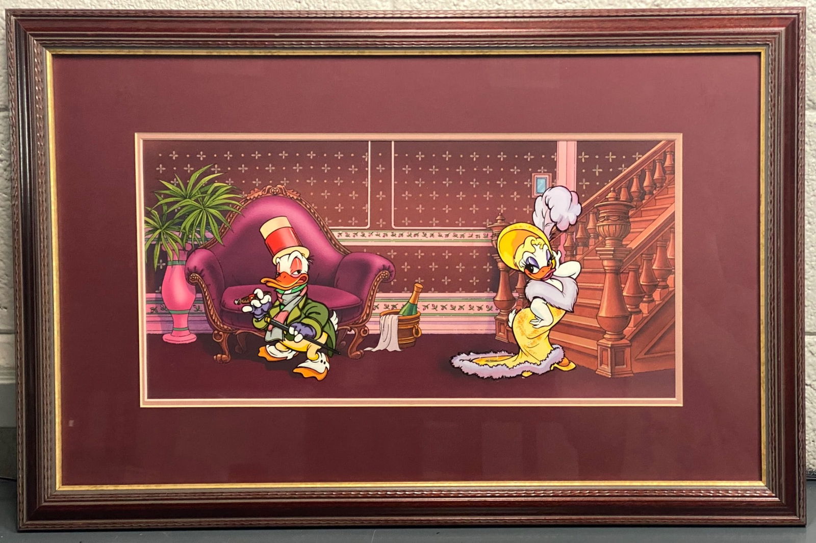 Framed Disney Animation Artwork Donald and Daisy Duck (1 of 8)