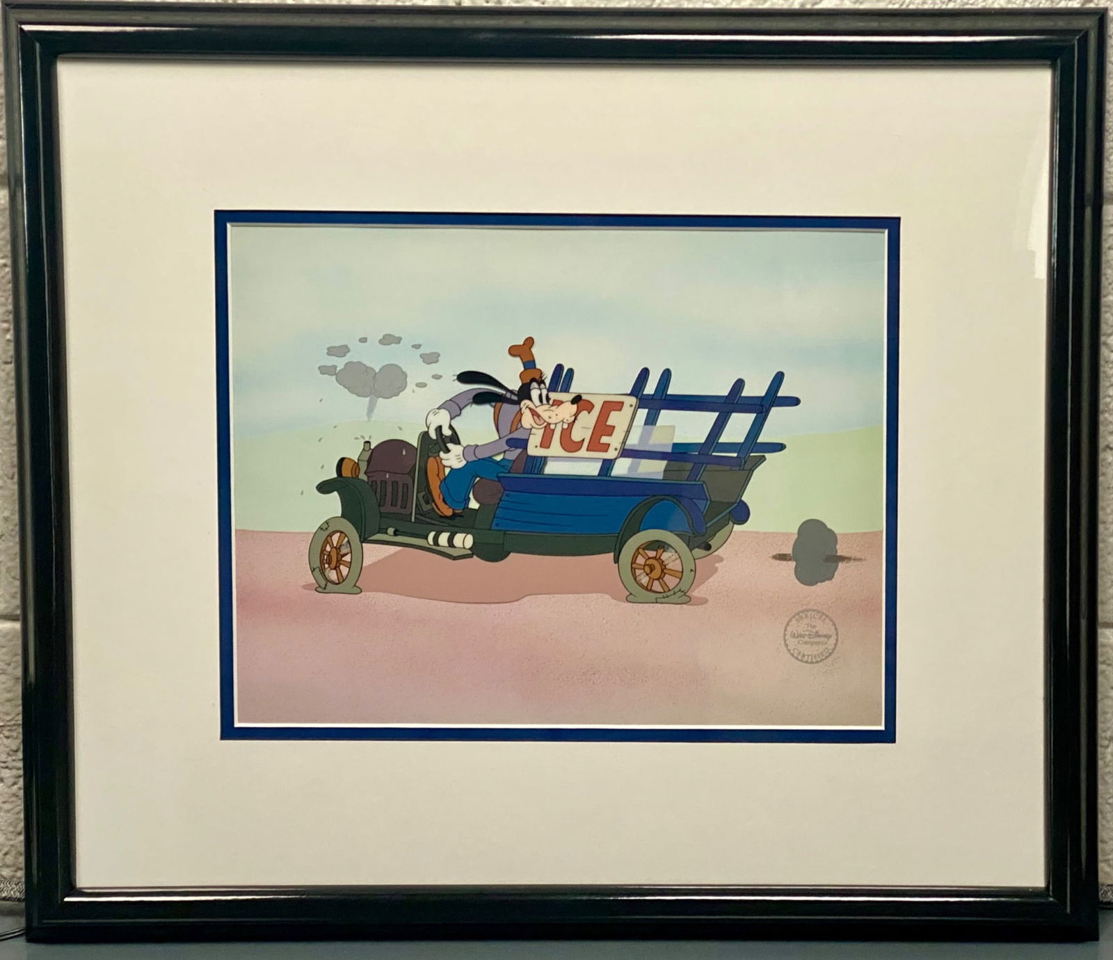 Disney Studio Limited Edition Goofy Delivery Animation Sericel (COA) (1 of 9)