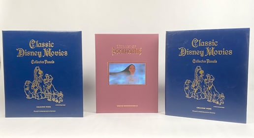 Disney Classic Movies Collector Panels and Pocahontas Art Book