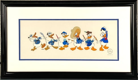 Walt Disney Donald Through The Years (COA)