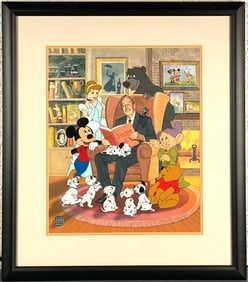 Framed Limited Edition Disney Print The Great Storyteller (COA)