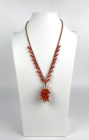Vintage DeLizza and Elster Pendent Necklace