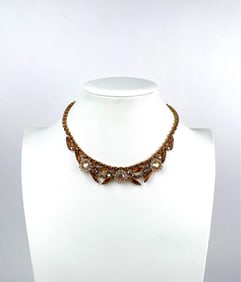 Juliana D and E Rhinestone Necklace