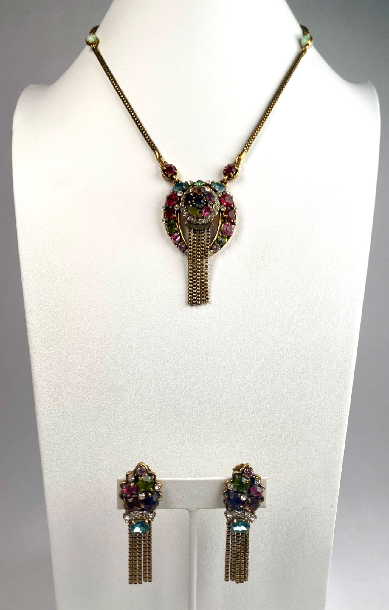 Mid Century Czech Bohemian Demi-Parure (1 of 12)