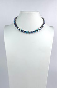 Weiss Necklace with Aurora Borealis Crystal Stones