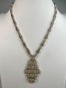 Eisenberg Ice Marquise Rhinestone Necklace