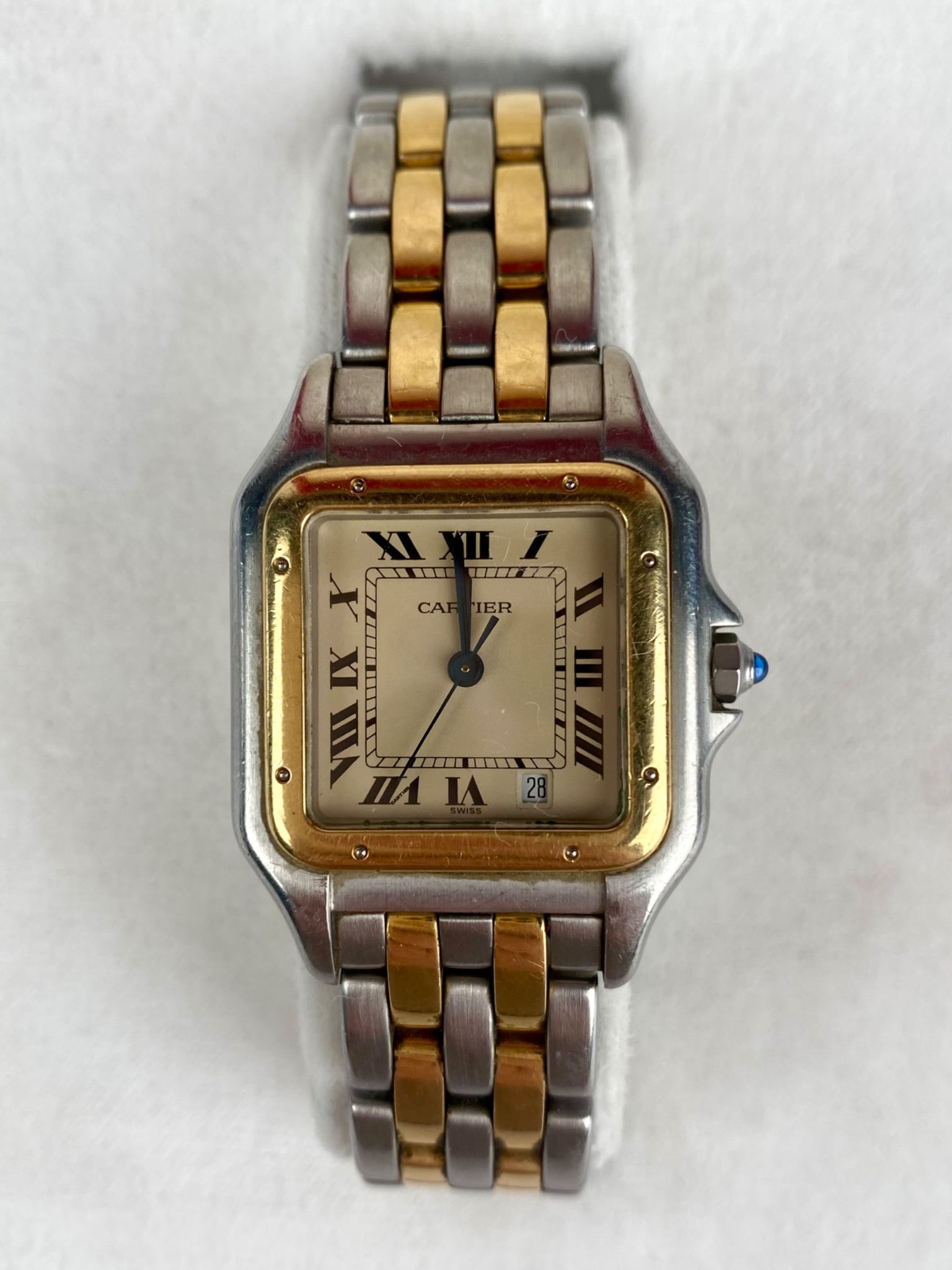 Cartier Panthere Watch in Two-Tone Stainless Steel and 18K Yellow Gold with Box (1 of 10)