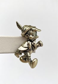 Boulder JAS CO Vintage Disney Sterling Silver Pinocchio Pin