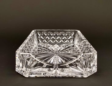 Waterford Crystal Westover Notepad Holder with Original Box