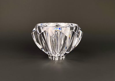 Signed Orrefors Crystal Bowl