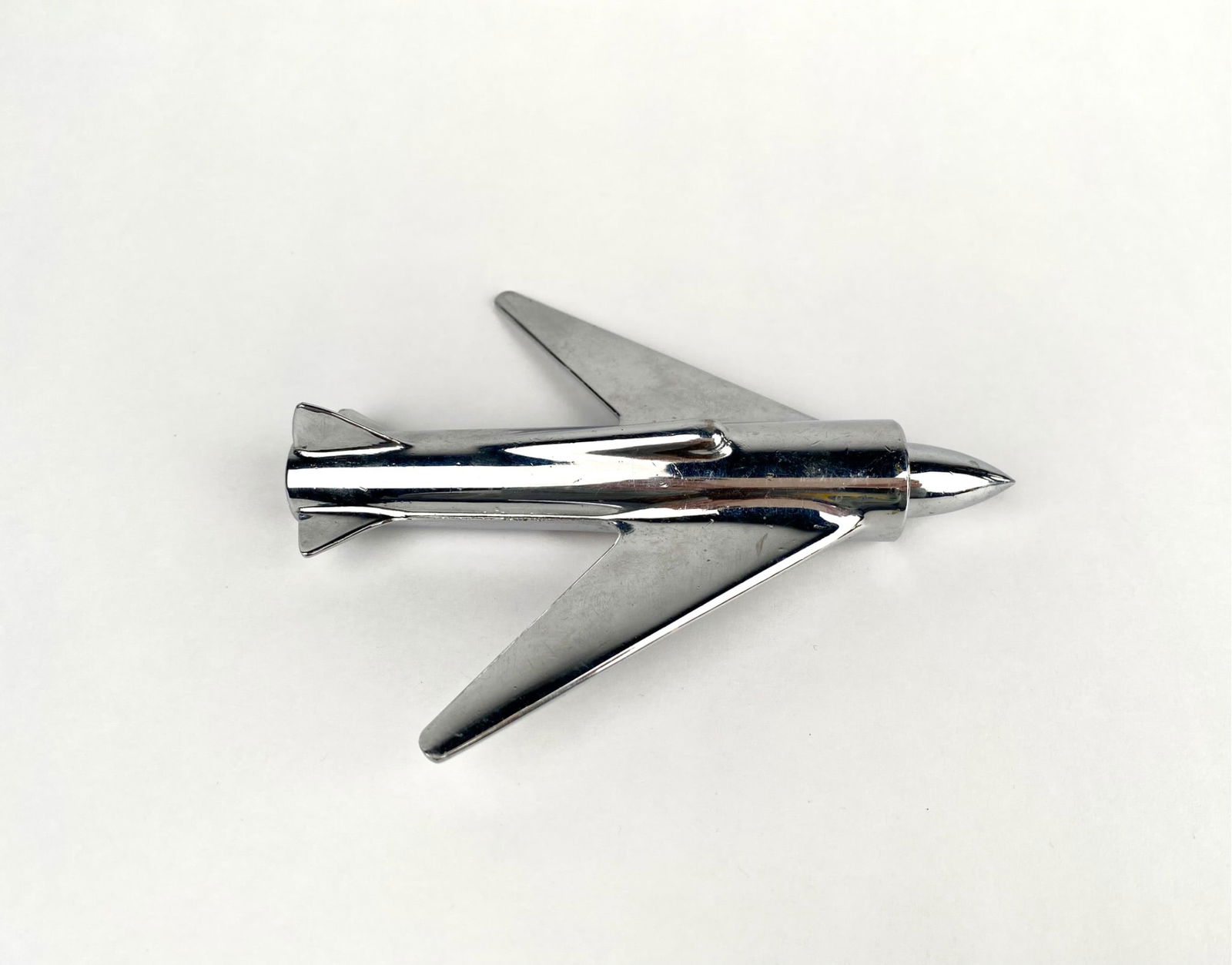 Mid Century Chrome Airplane Hood Ornament (1 of 8)