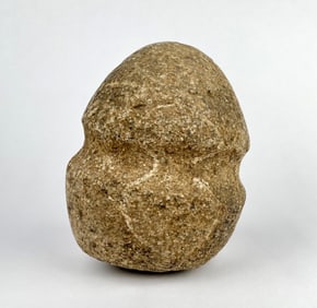Native American Grooved Stone Axe Head or Maul (From Michigan)