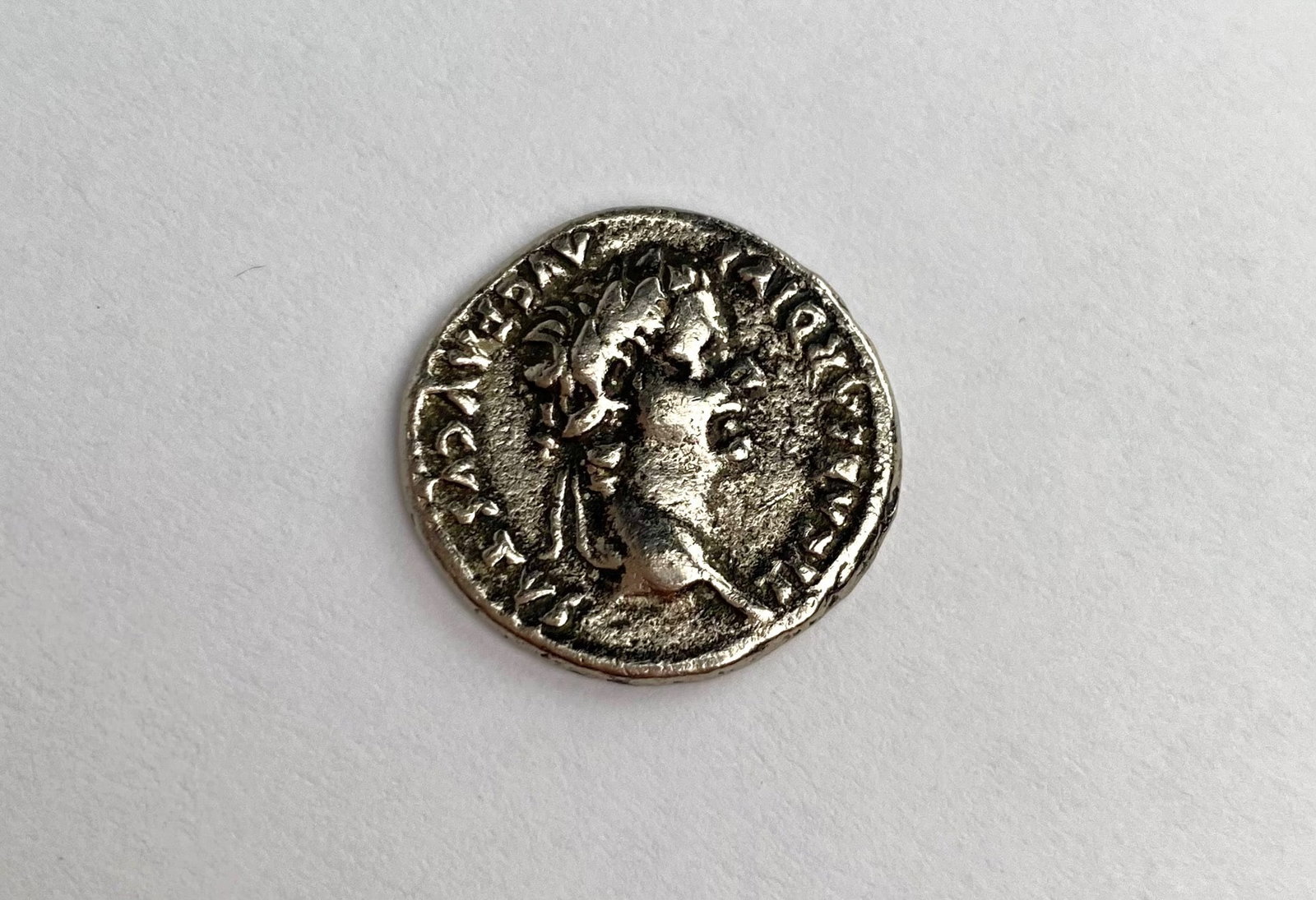 Roman Silver Denarius of Emperor Hadrian (117 to 138 AD) (1 of 8)