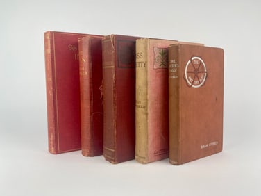 Group of Five Bram Stoker First Edition Novels (1895-1910)