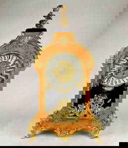 Italian Rococo Mantle Clock with Franz Hermle Movement (Tiffany)
