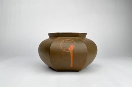 Roseville Rosecraft Hexagon Vase
